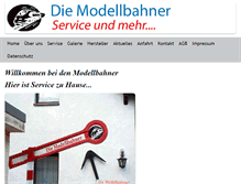 Tablet Screenshot of diemodellbahner.com